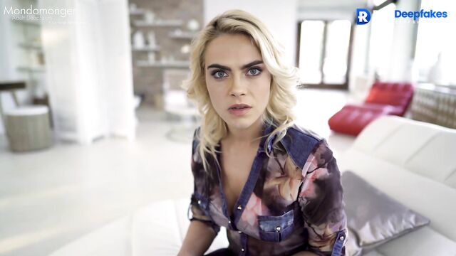 Sexy teen Cara Delevingne blackmailed and fucked in the ass (fake)