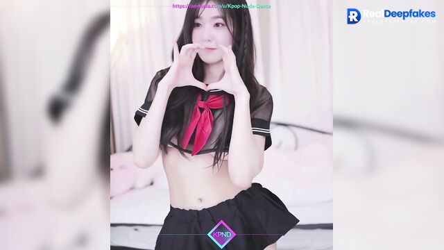 Irene dances in a sexy schoolgirl costume Red Velvet (레드벨벳 아이린)