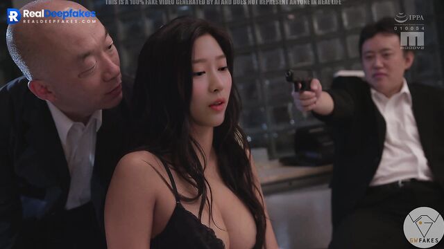 Group sex with rude criminals (Minju) in hot deepfake video 김민주 아이즈원