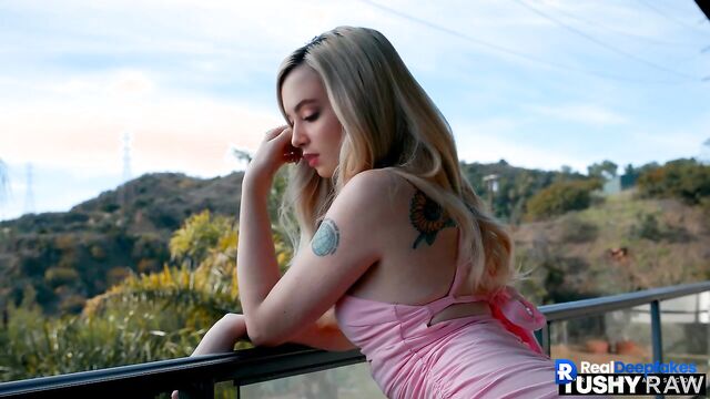 Hot anal fuck in the paradise - Kathryn Newton fake celebrity porn