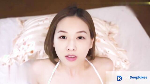 Babe in bikini and stockings jumping on your cock - 夏语心 假色情片 ai Xia Yuxin