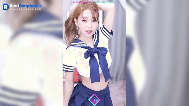 Schoolgirl dancing on webcam, Karina Aespa deepfake porn (카리나 진짜 가짜)