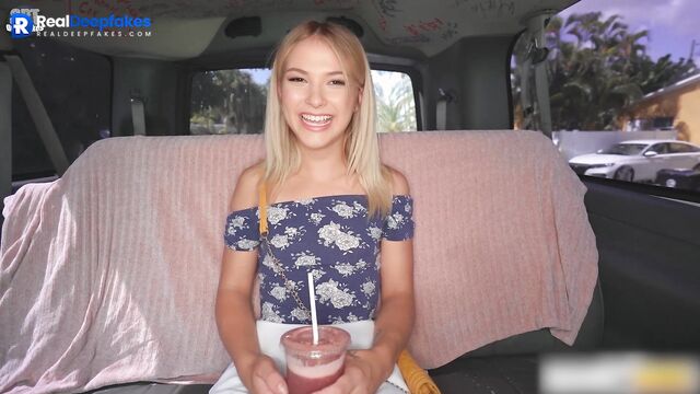 Pretty Stefanie Scott having fun in sex taxi / hot adult video