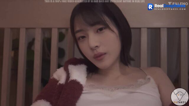 Cute korean girl Minji (민지 뉴진스) wants you to watching her masturbation