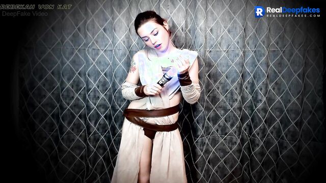 Fetish fakeapp on the set of the film / Daisy Ridley real fake