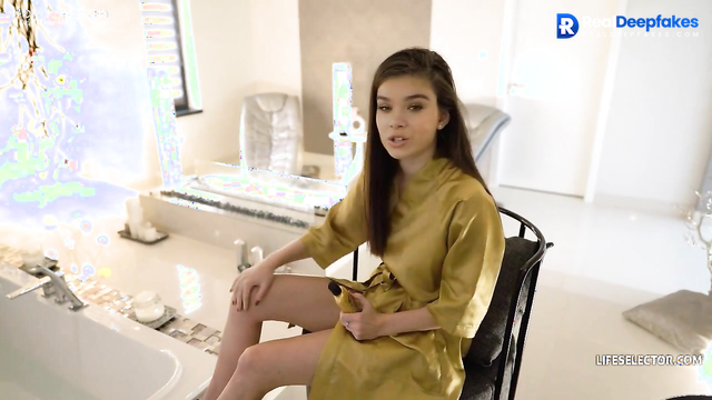 Pretty girl is ready for fuck with you - Hailee Steinfeld deepfake porn
