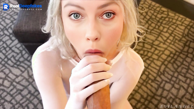 Blonde wants your body at night hotel / (Margot Robbie deepfake video)