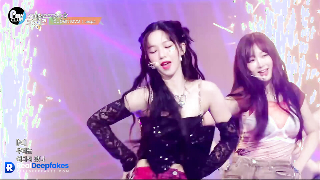 Aespa girls (에스파 가짜 포르노) like dance a...