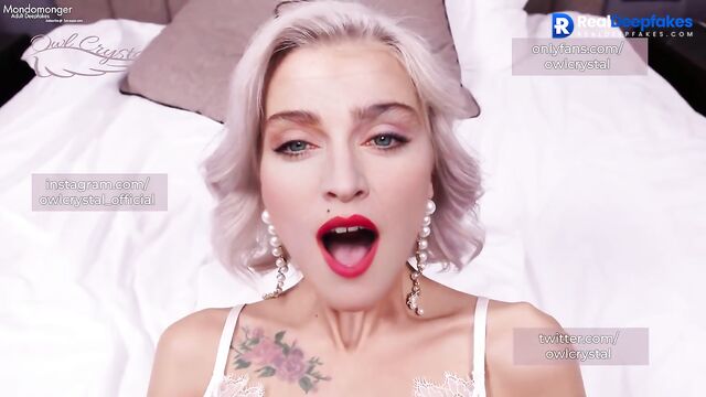 Gentle sex with Madonna (Fake Celebrity)