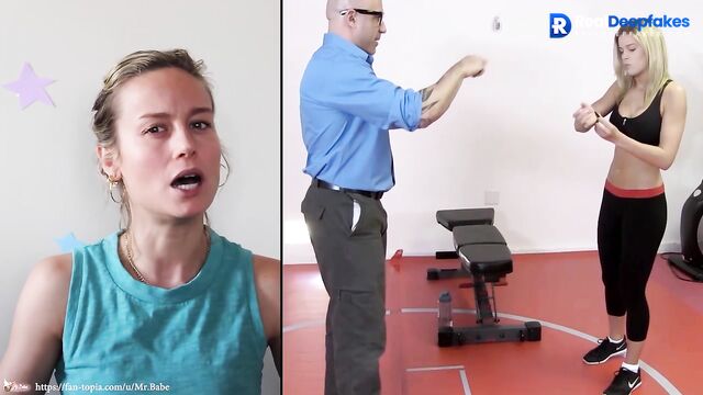 Brie Larson sex in the gym - Deepfake