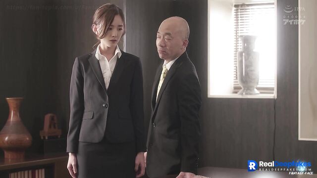 Hot secretary Yang Mi (杨幂性感偶像) creampied by her pervy boss