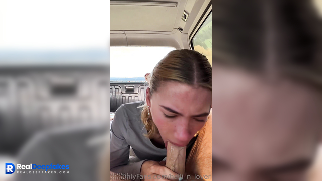 Fast blowjob in the car (small trip w...