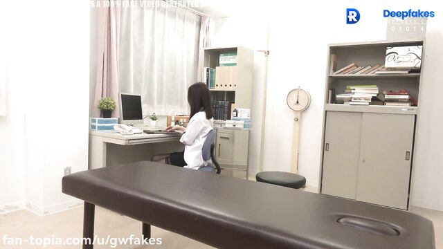 OH MY GIRL 오마이걸 Sexy nurse Arin (아린포르노) wanks cock during examination