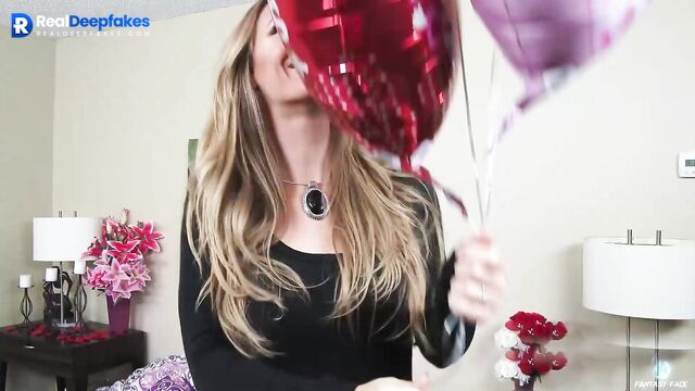 [fake porn] Busty blonde Amber Heard Valentines Day sex session