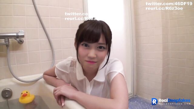 Mizuki Yamashita Nogizaka46 footjob in bath / やました みづき セックスシーン