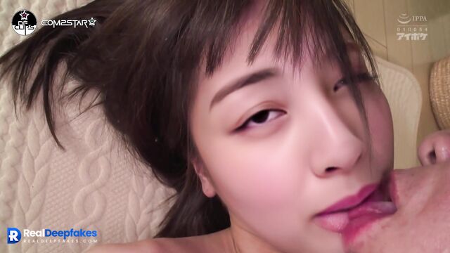 Jihyo (박지효포르노) satisfying her boss & swallows cum / TWICE 트와이스