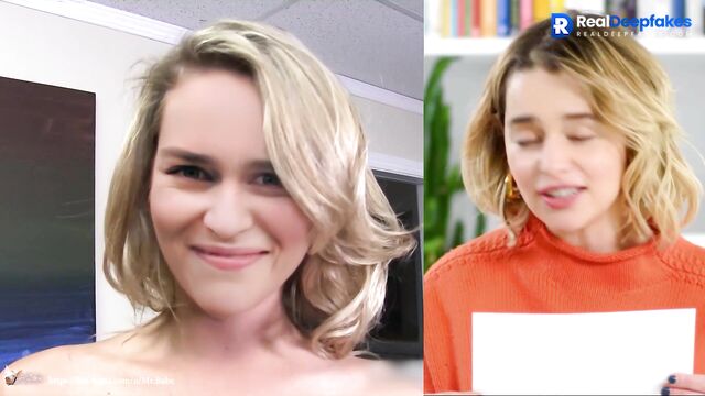 Emilia Clarke enjoying oral sex - deepfake home video