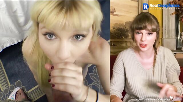 Fake sexy Taylor Swift allowed fast pussy fingering