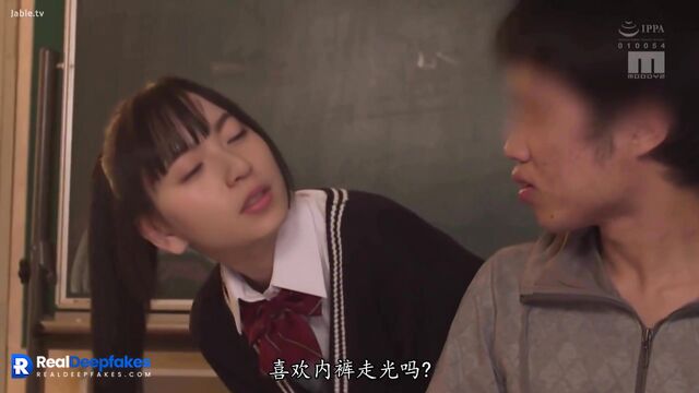 Blowjob in the classroom - Asuka Saito (齋藤 飛鳥) Nogizaka46 (乃木坂46) ai