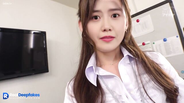 Fake Yoona (윤아) SNSD (소녀시대) nice fuck after business meeting