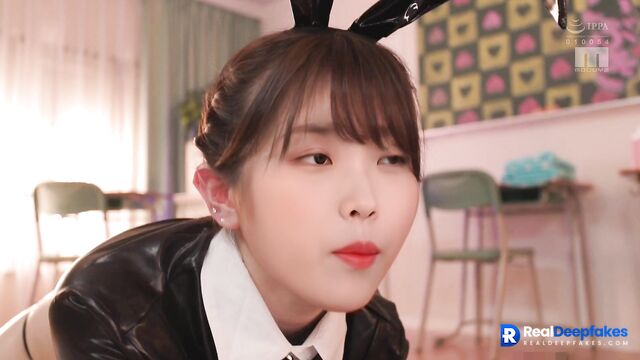 IU celebrity sex in a leather rabbit suit - 아이유 딥 러닝 프로그램