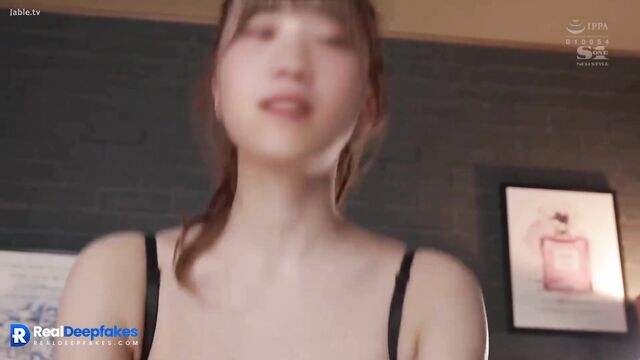 Fake Nanase Nishino Nogizaka46 sucking dick in a sparkle dress - 西野七瀬 人工知能