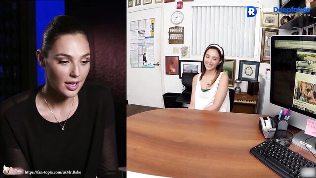 Pretty brunette Gal Gadot having fun with trainer - sex tapes