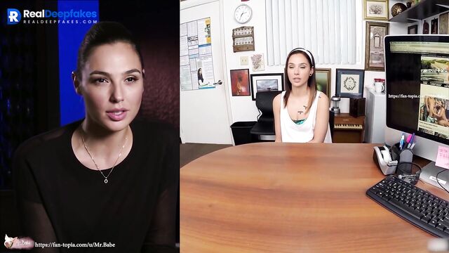 Fake Gal Gadot telling people about the best sex in her life