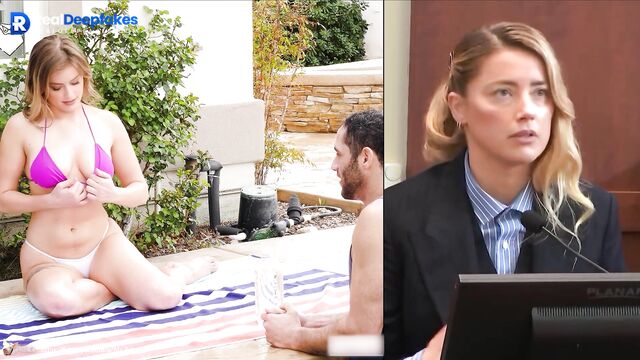Amber Heard hot fuck on holidays (hot celebrity sex)