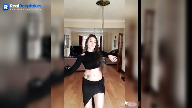 Juicy babe Meghan Markle dancing sexy dance - deepfake porn