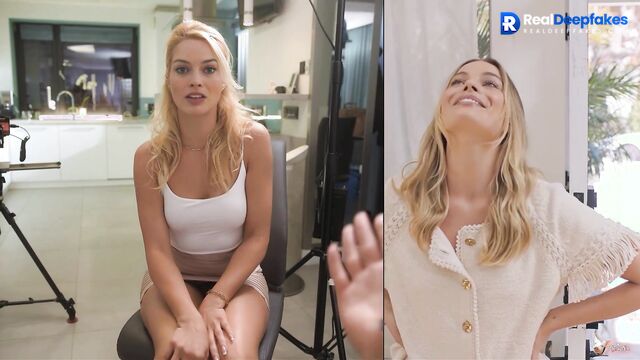 Hot blonde Margot Robbie was fucked by crazy fan - fakeapp