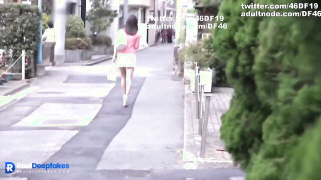 Girl on high heels Seimiya Rei Nogizaka46 real fake (清宮 レイ アダルトビデオ)