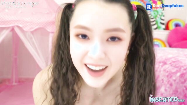 Doggystyle hot fuck in pink cute room, fake Irene (아이린 레드벨벳)