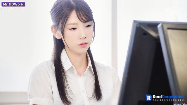 Oral sex in the main office - Taeyeon SNSD real fake (태연 딥페이크)