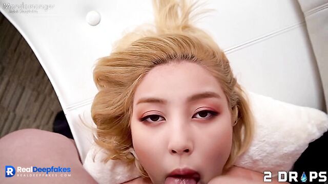 Cumed babe licked dirty balls - Jihyo TWICE real fake (박지효 연예인 섹스)