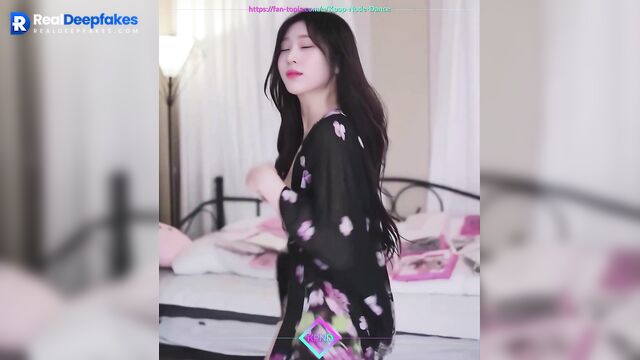 Dirty brunette danced for sugar daddys - Minju fakeapp (김민주 아이즈원)