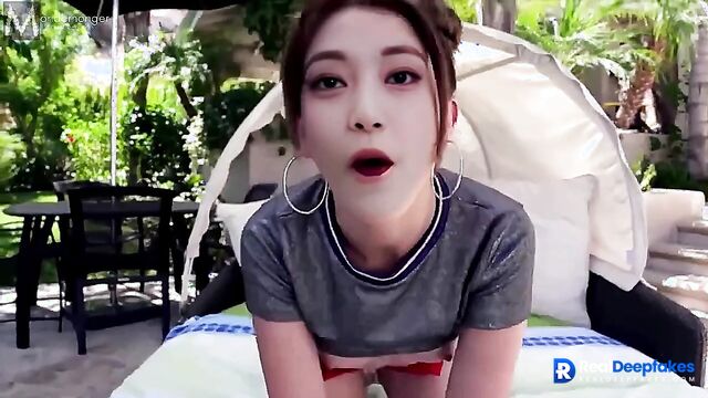 Asian babe sucking big black cock - Tzuyu celebrity sex (쯔위 트와이스)