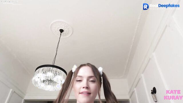 Cute angel sucking big cock, Daisy Ridley hot deepfake video