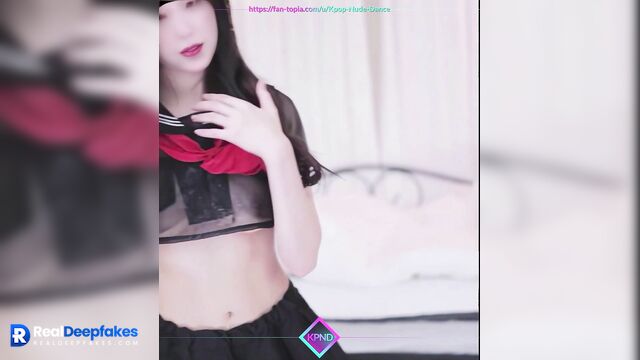 Sexy brunette Taeyeon SNSD likes erotic dances, fakeapp (태연 가짜 연예인 포르노)